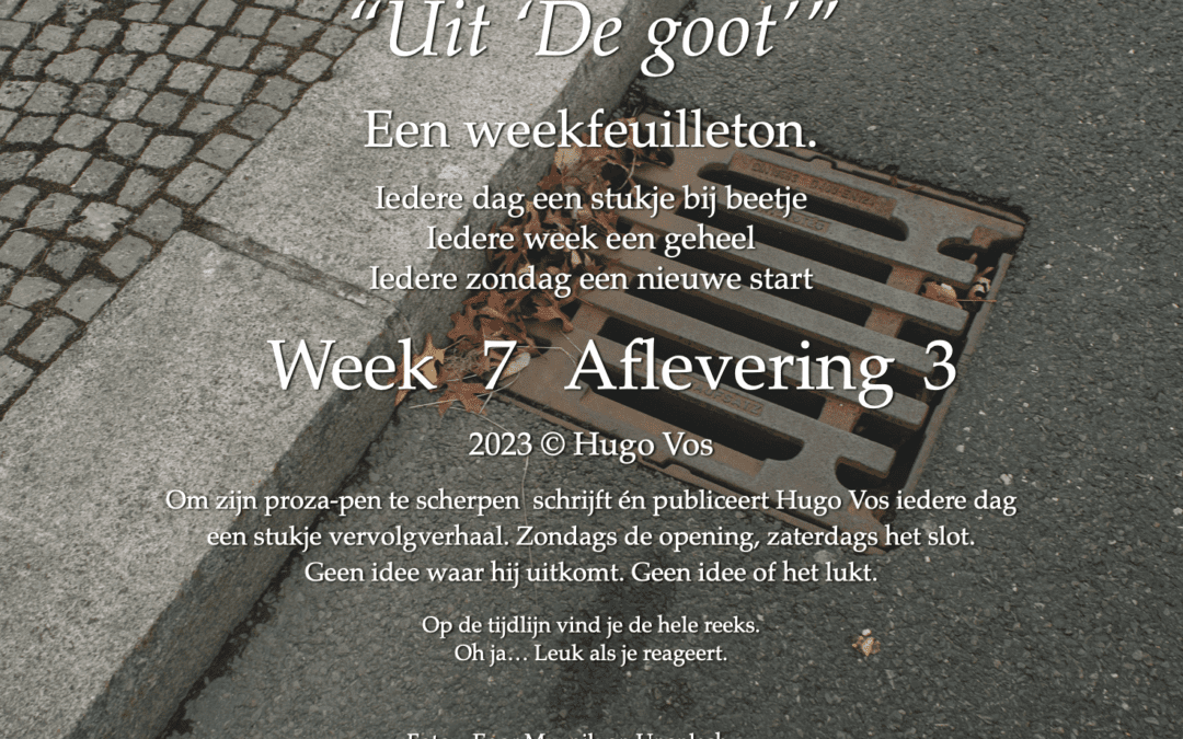 “Uit: ‘De goot'” (Een weekfeuilleton) (3)